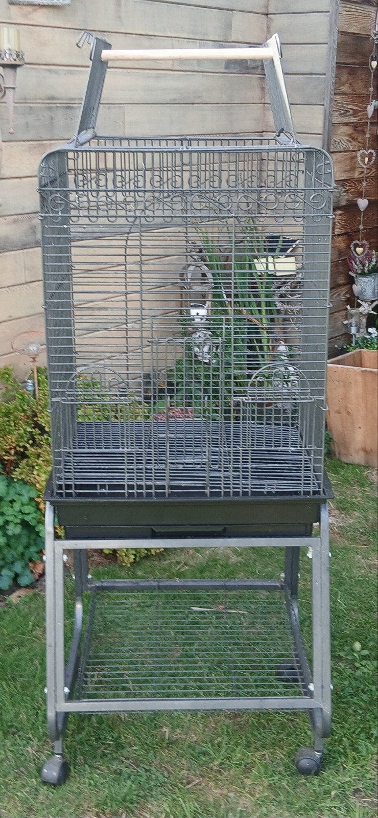 kooi grote parkie/kleine papegaai, Ophalen, Gebruikt, Metaal, Vogelkooi