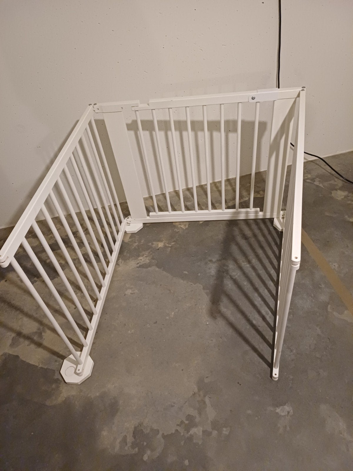 Kinderhekje wit extra groot 274,5cm, Kinderen en Baby's, Ophalen