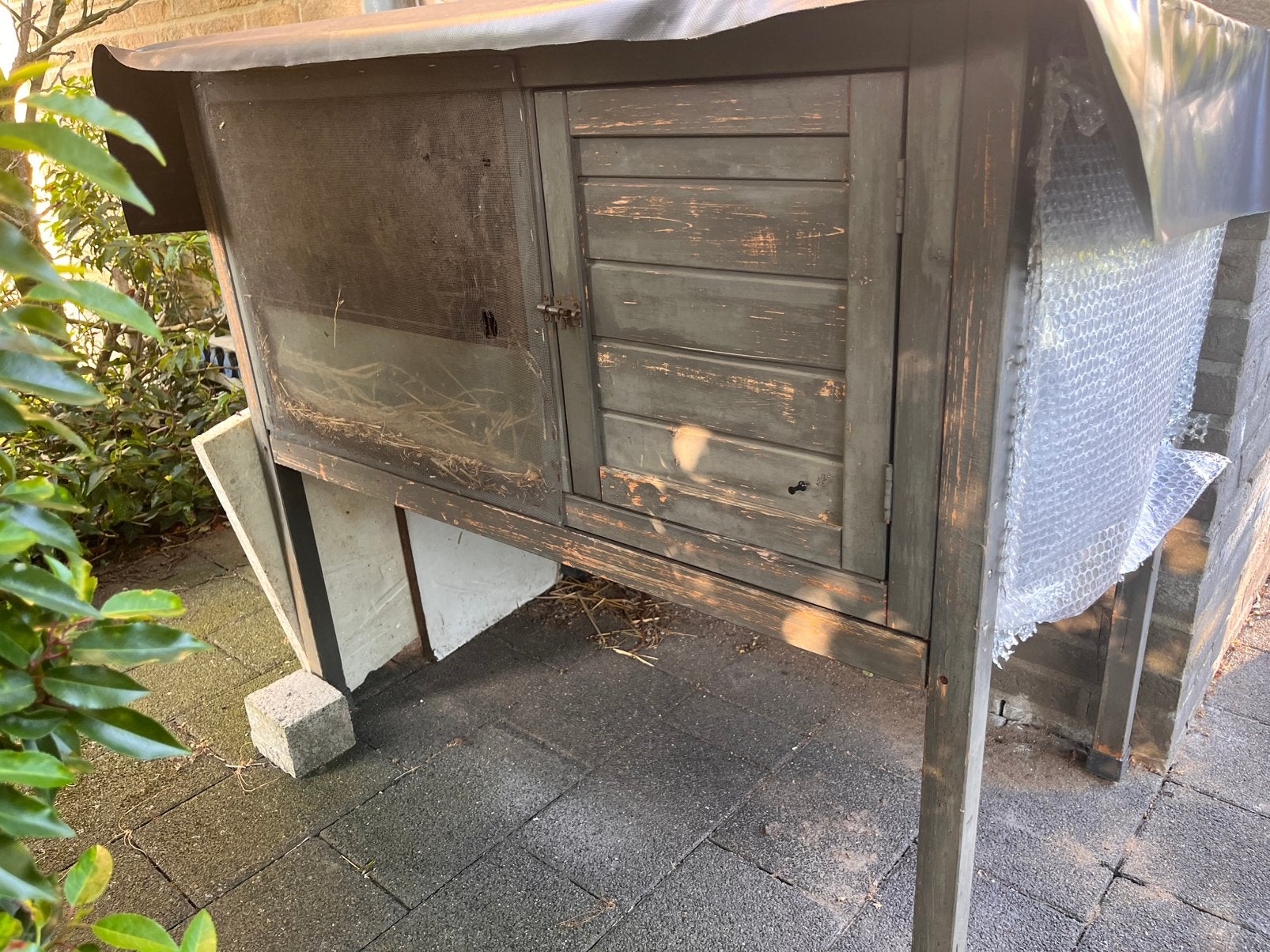 Konijnen hok - kooi, Tuin en Terras, Ophalen, Zo goed als nieuw