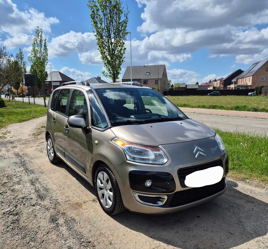 Citroën C3 Picasso • 2012 • 1.4 benzine • 137.000 km •..., Auto's, Euro 5, Zwart, Bruin, Particulier