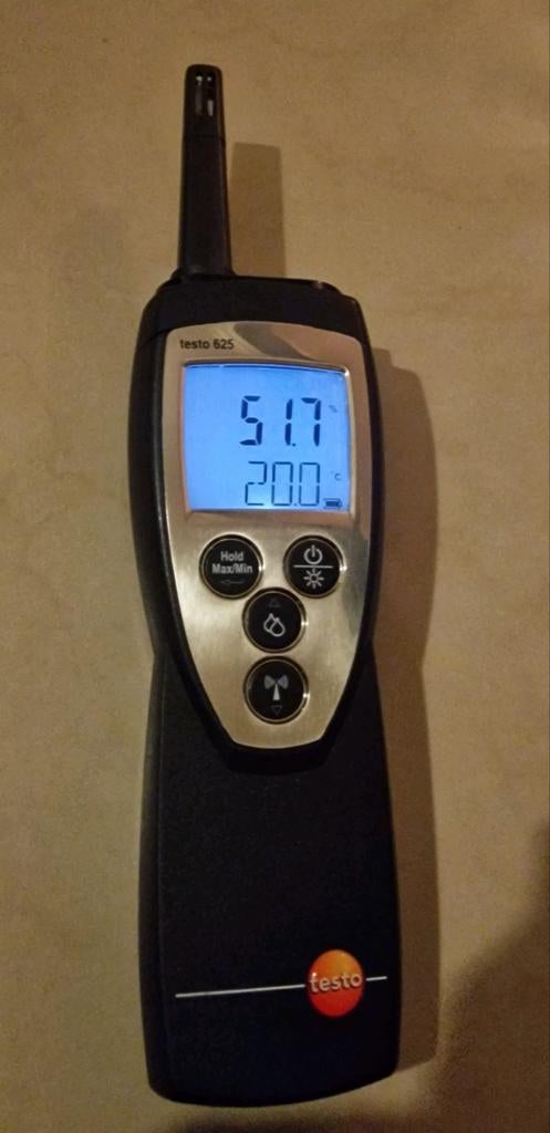 Testo 625 – Thermo-hygromètre, Bricolage & Construction, Instruments de mesure, Utilisé, Enlèvement ou Envoi