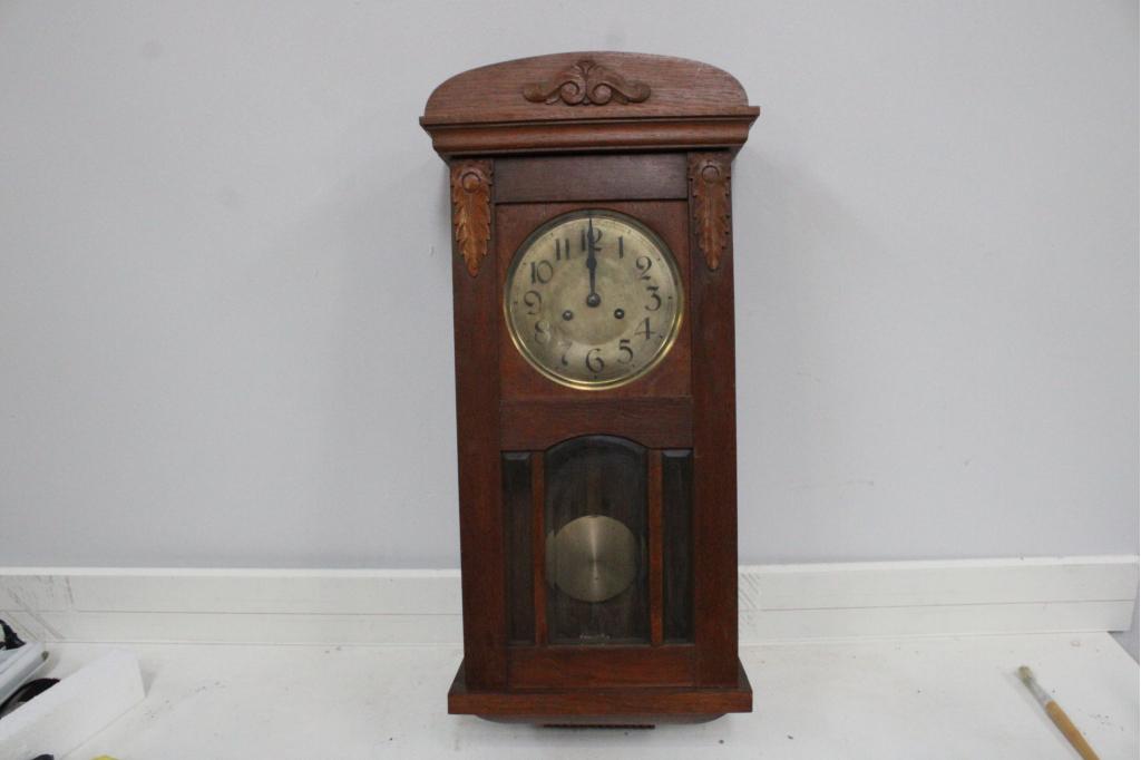 Antieke Regulateur Wandklok