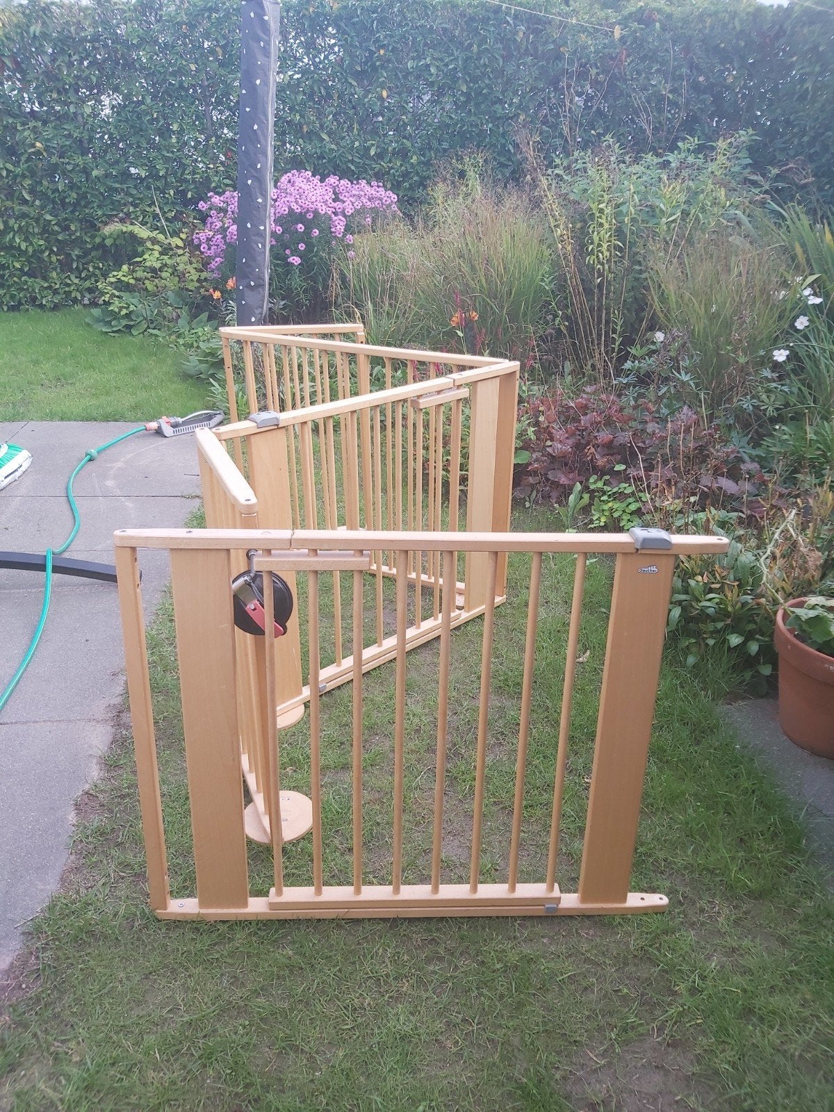 Geuther houten veiligheidshek/ kinderhek met twee deuren, Kinderen en Baby's, Ophalen