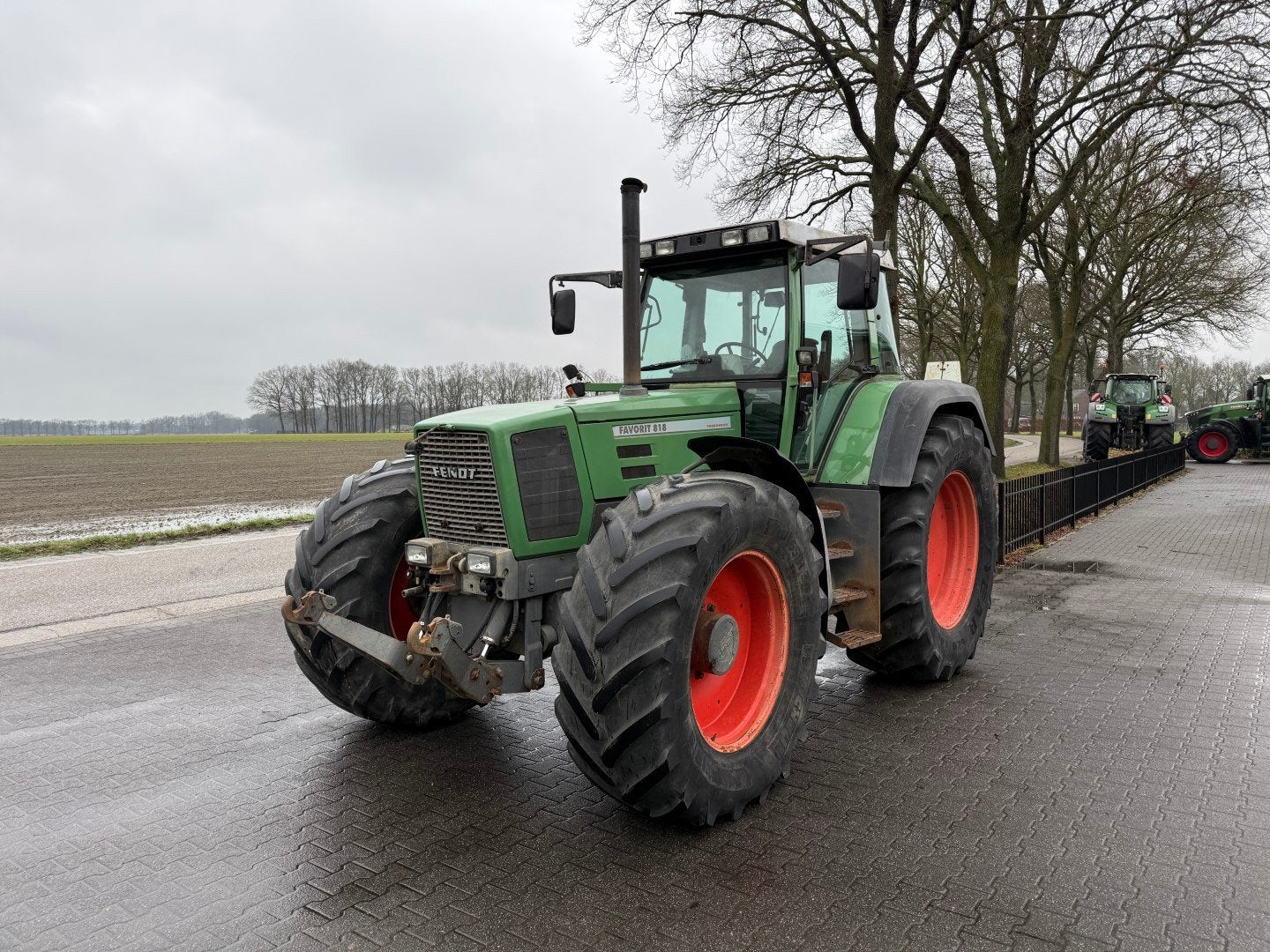 Fendt 818 turboshift, Ophalen
