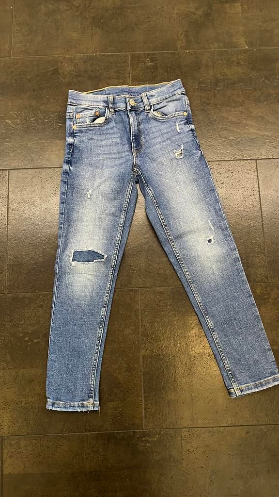 Skinny jeans Zara jongens maat 134, Ophalen of Verzenden, Gebruikt, Jongen, Broek