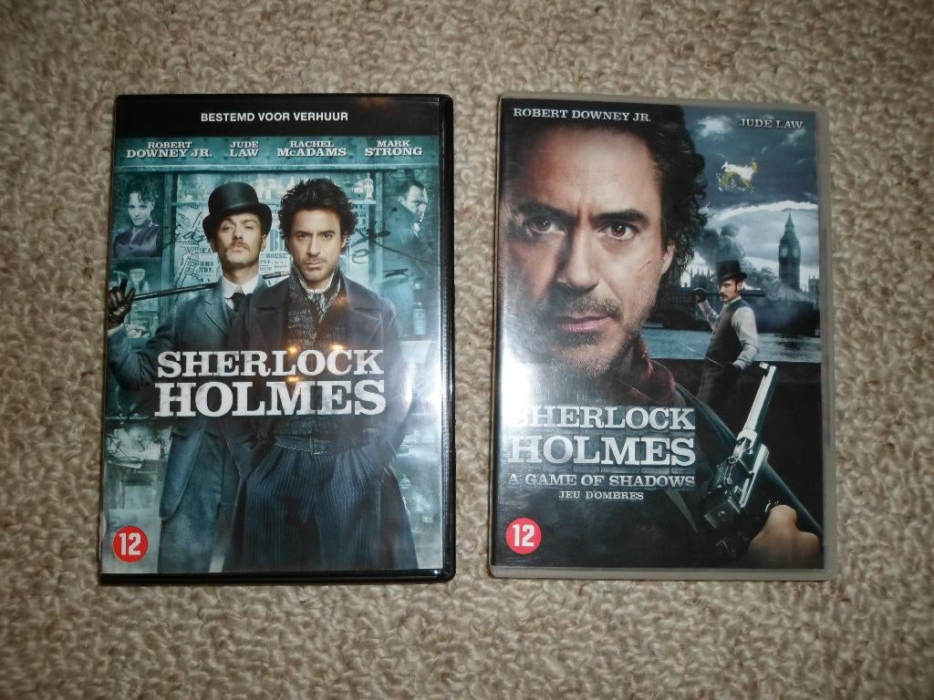 DVD'S Sherlock Holmes 1 + 2, Cd's en Dvd's, Dvd's | Avontuur, Ophalen, Zo goed als nieuw