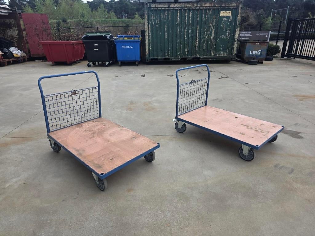 transport kar 500 kg, Ophalen of Verzenden, Gebruikt, Transportkar