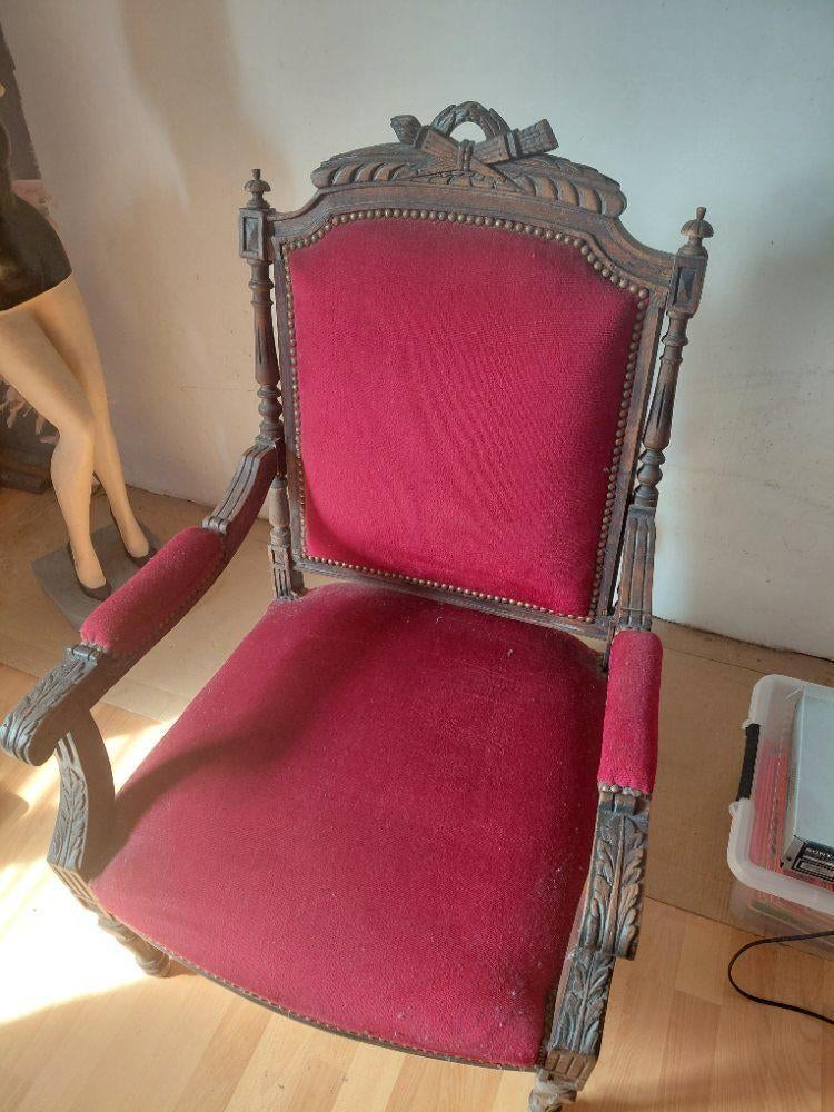 Ancien fauteuil, Antiquités & Art, Enlèvement