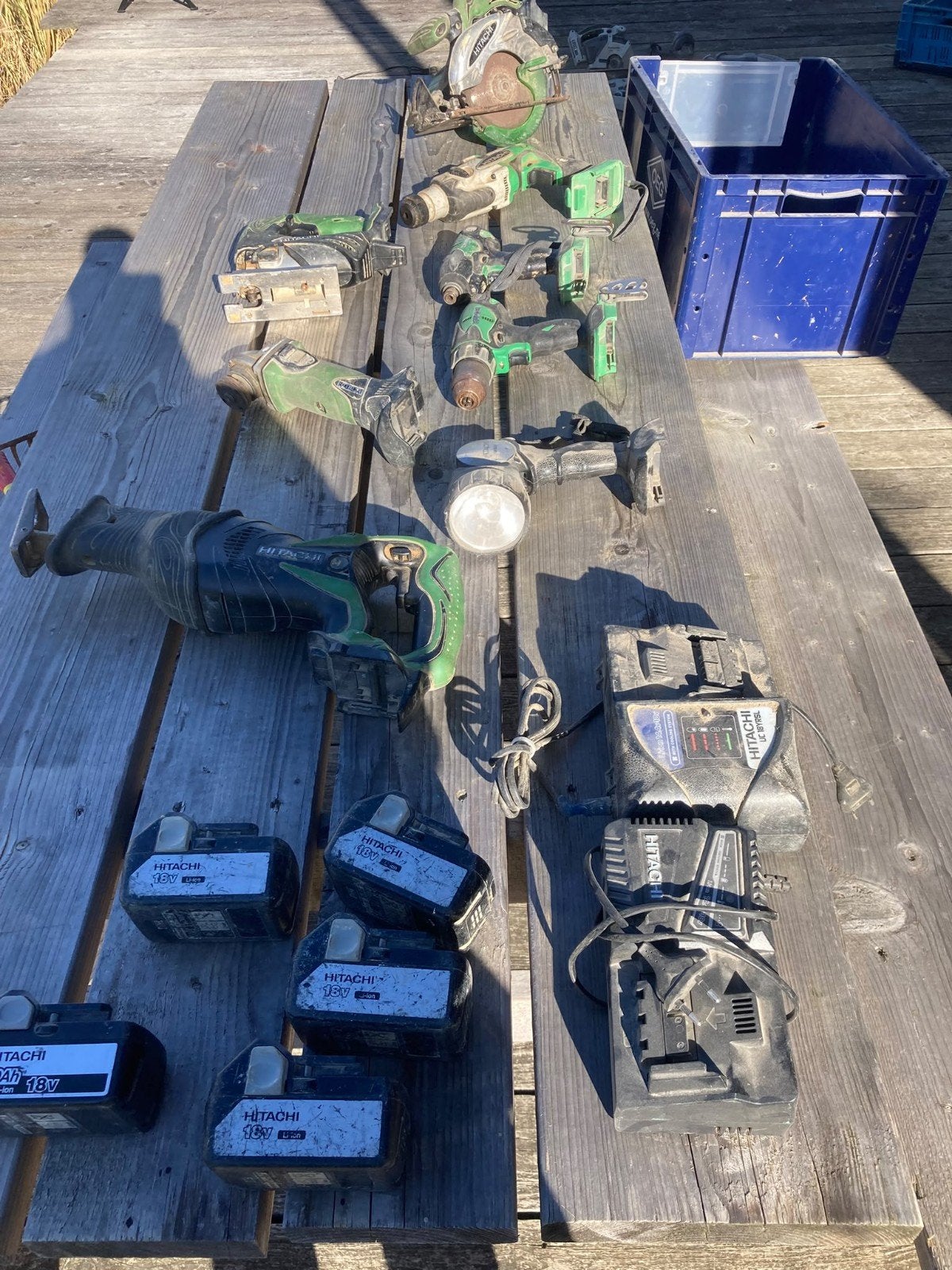 Pack  outils HITACHI 18V, Ophalen, Gebruikt