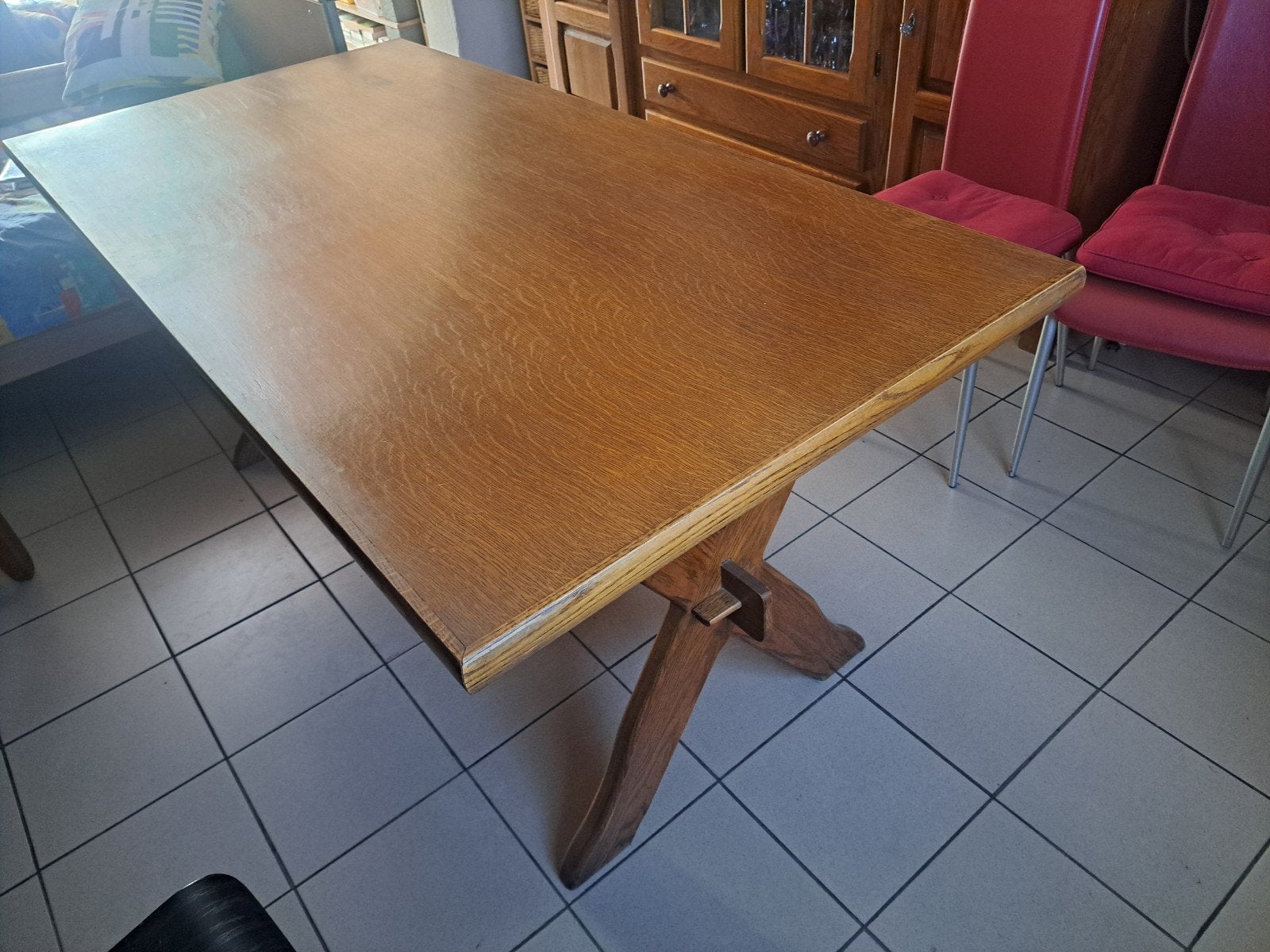 table de salle à manger 180cm de long, Maison & Meubles, 150 à 200 cm, Année 60, Utilisé, 50 à 100 cm