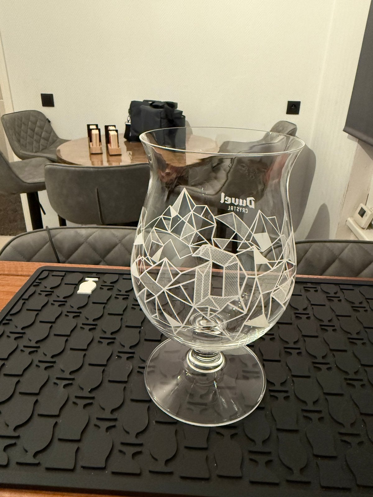 Duvel crystal glas, Verzamelen, Ophalen, Zo goed als nieuw, Duvel