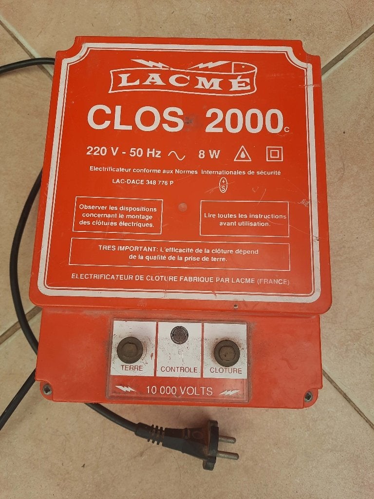 Electrificateur pour prairie, Pâturage, 1 cheval ou poney