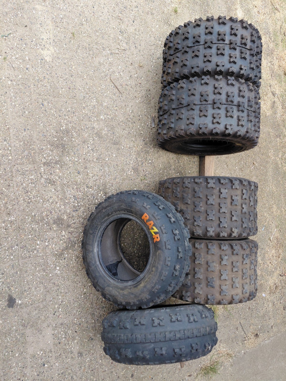 2 setjes quad banden, Ophalen of Verzenden, Gebruikt