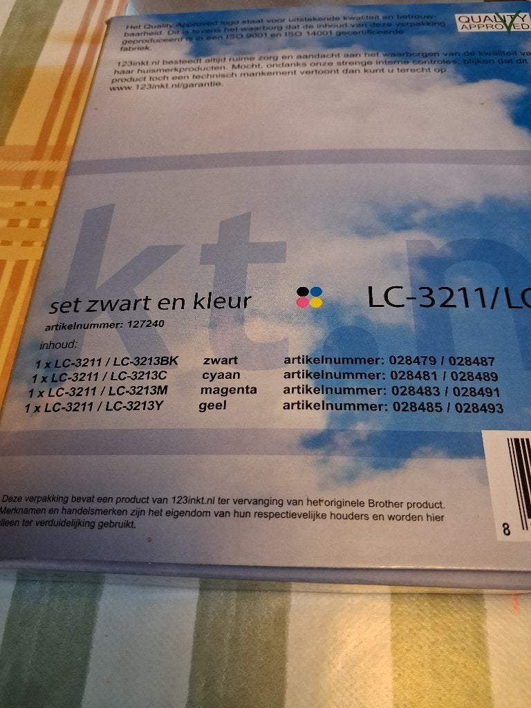 Printerinkt nieuw, Computers en Software, Printerbenodigdheden, Ophalen, Nieuw, Cartridge, 1 2 3 inkt