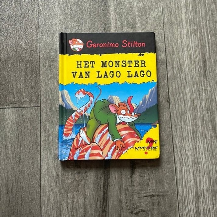 G. STilton - HET MONSTER VAN LAGO LAGO - MINI MYSTERIES, Boeken, Ophalen, Zo goed als nieuw