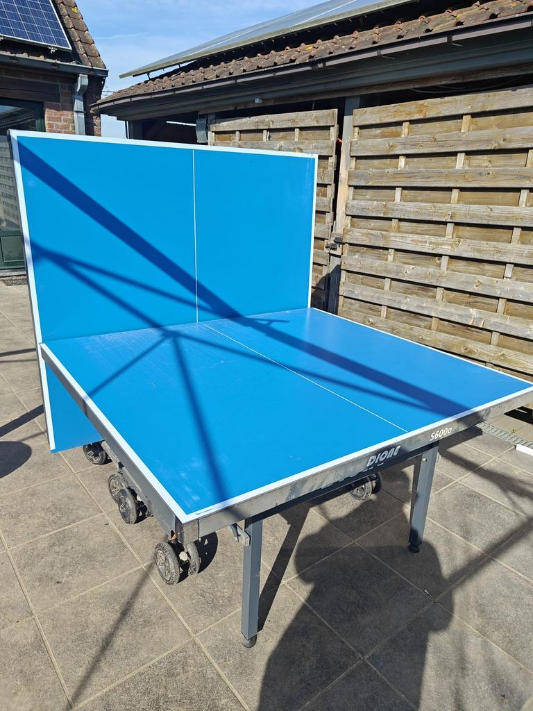 Indoor en outdoor mobiele pingpongtafel van dione, Ophalen, Zo goed als nieuw