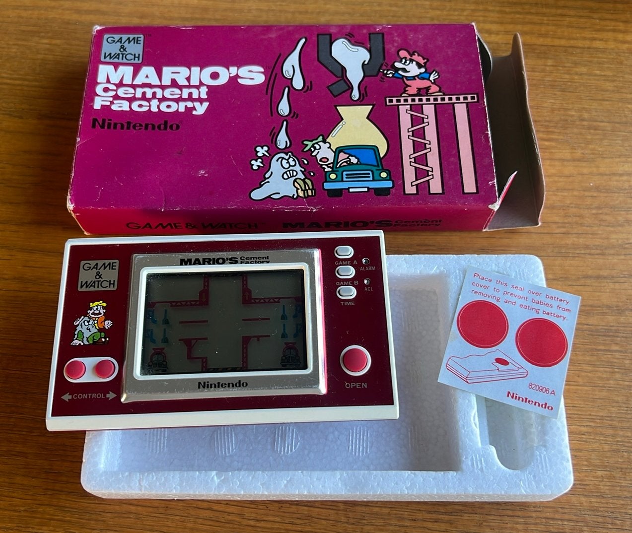 Game and watch cement factory, Ophalen of Verzenden, Gebruikt