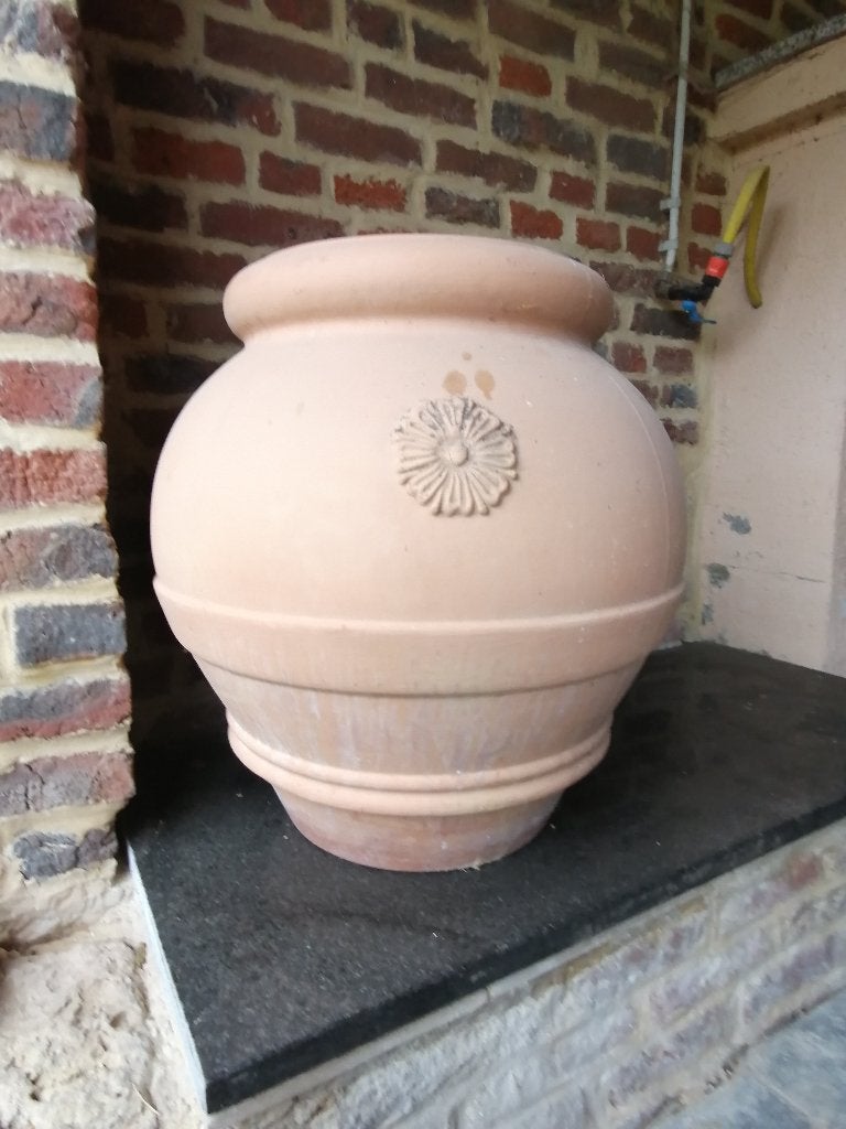 Terracotta pot, Ophalen, Zo goed als nieuw
