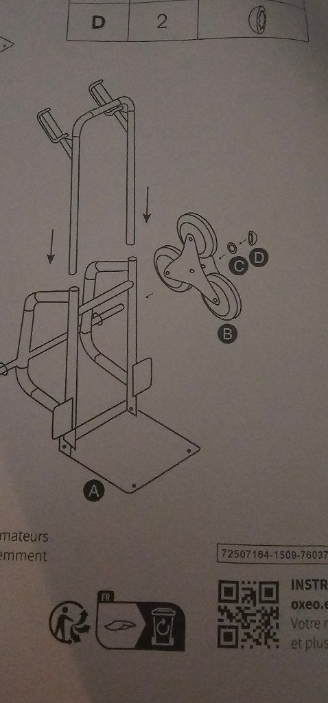 Caddy pour monter des charges dans les escaliers, Divers, Enlèvement, Neuf