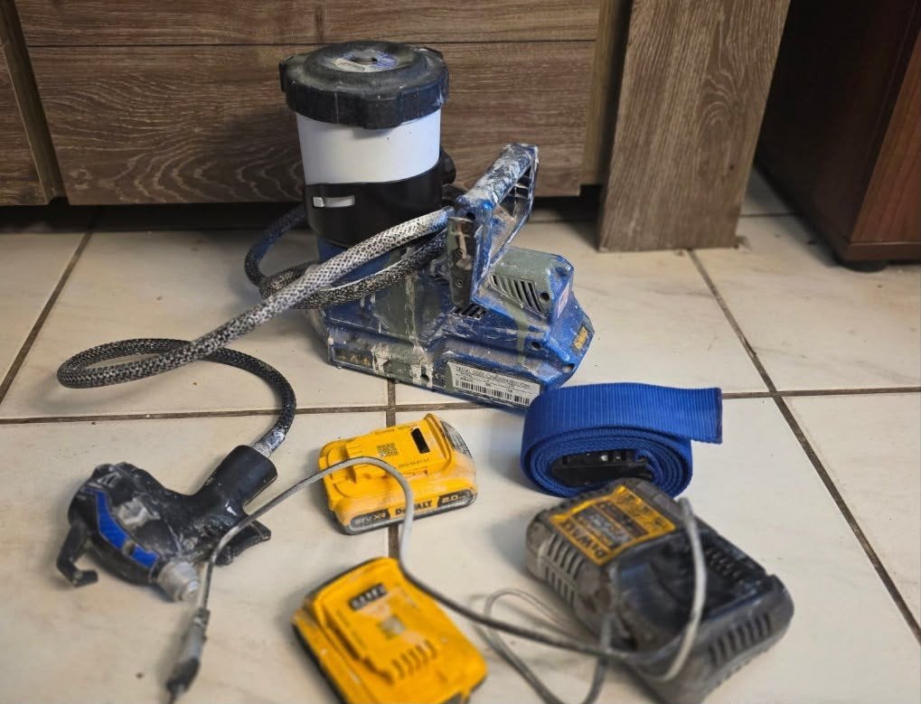 airless graco quickshot, Ophalen