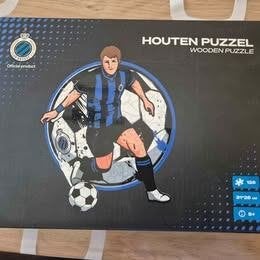 Houten Puzzel Speler van Club Brugge.( nieuw  ), Ophalen, Nieuw, Overige typen