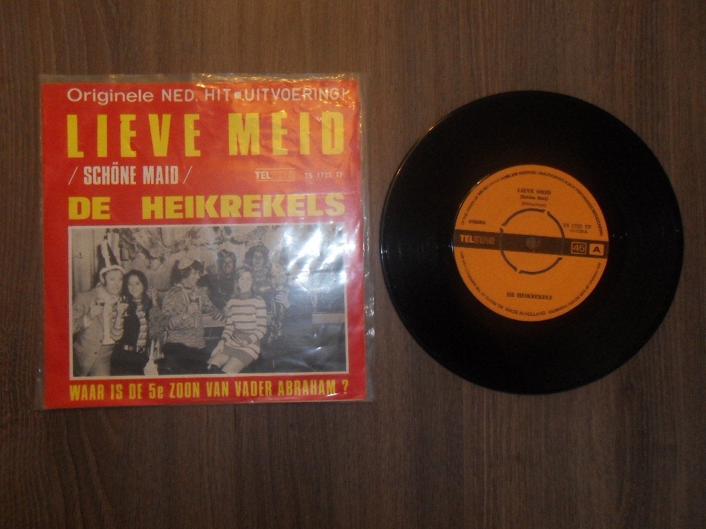 De Heikrekels - Lieve meid, Ophalen of Verzenden, Gebruikt, 7 inch, Levenslied of Smartlap