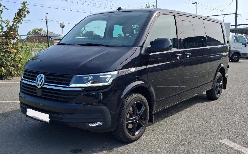 VW T6.1 DUBBELE CABINE Lichte Vracht LWB TDi Comfortline DSG, Auto's, Stof, 4 cilinders, Volkswagen, 2500 kg