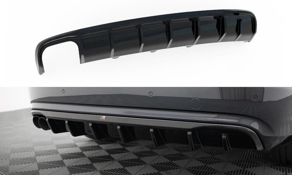 Maxton Design Central Rear Valance Geschikt Voor Audi A4 B8, Verzenden