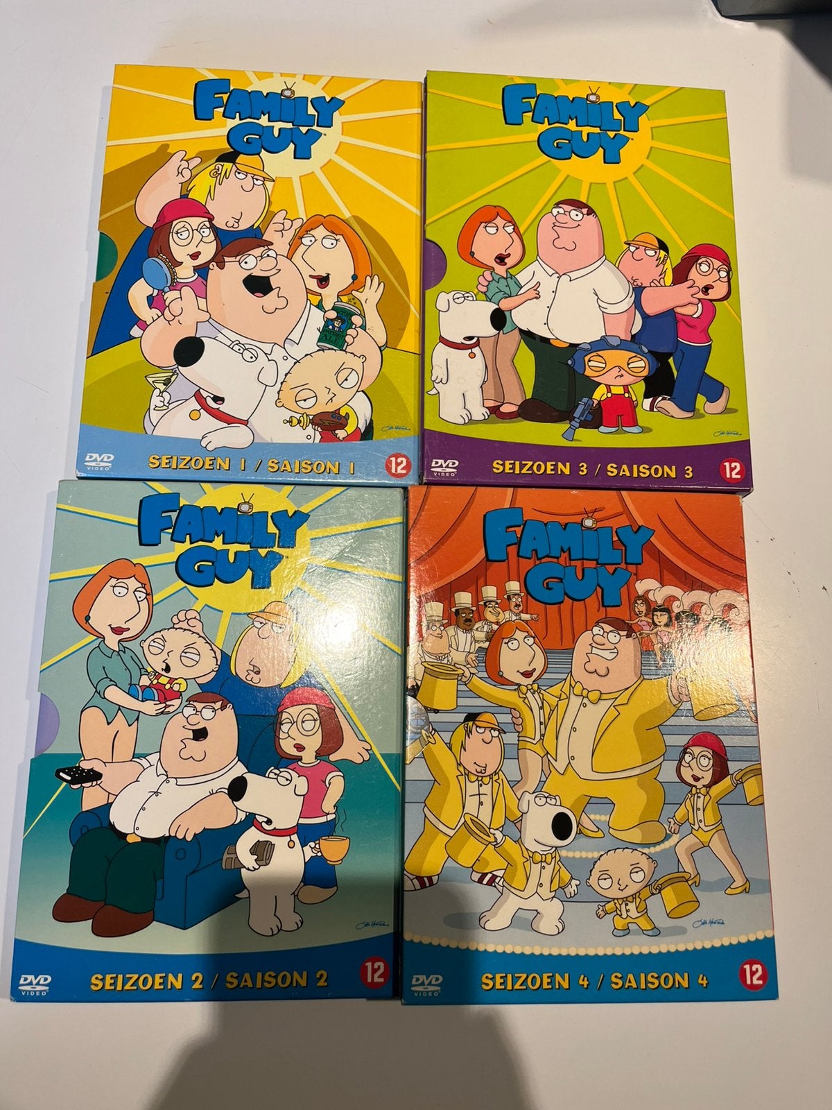 Family Guy seizoen 1 - 2 - 3 - 4, Ophalen, Gebruikt