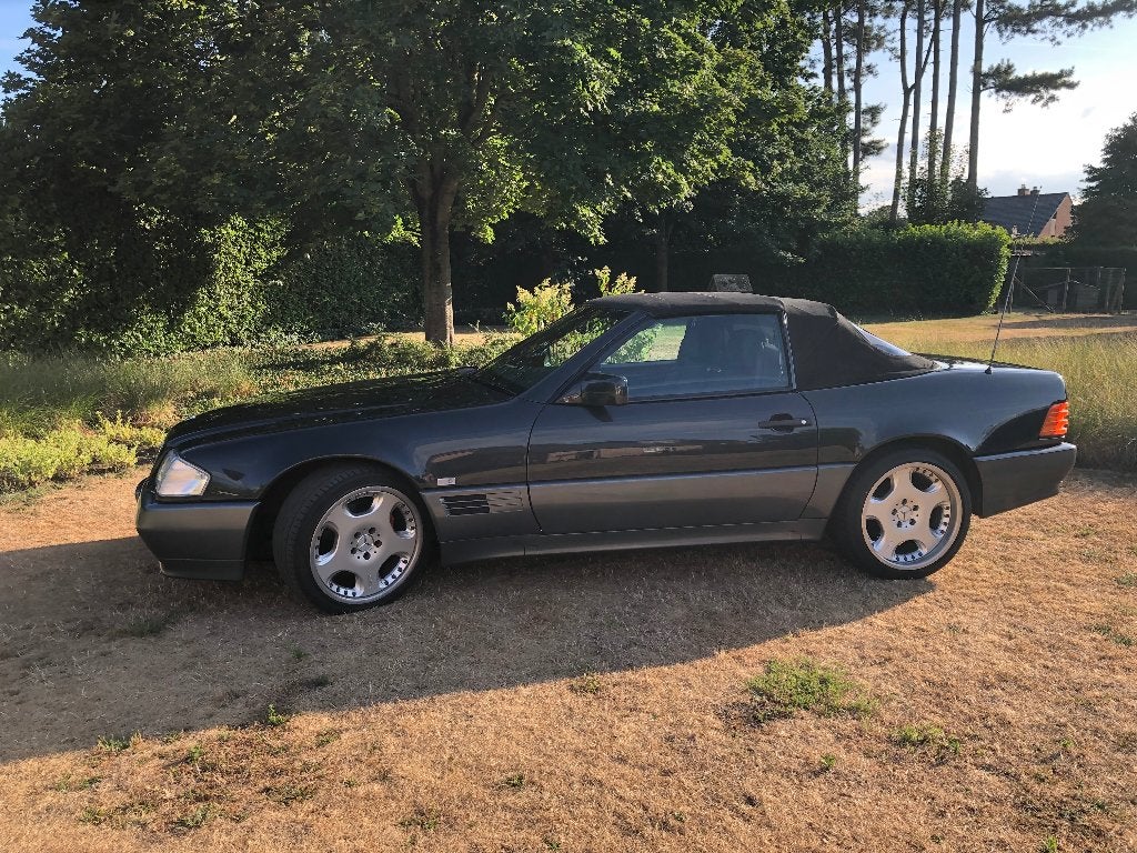 Prachtige Mercedes-Benz  500SL oldtimer van 1991 met hardtop, Autos, Mercedes-Benz, Particulier, SL, ABS, Airbags, Air conditionné