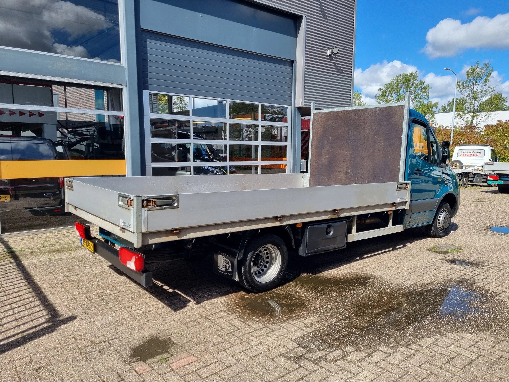 Mercedes-Benz Sprinter 516 CDI Open laadbak 4.26m GVW 5000kg, Autos, Camionnettes & Utilitaires, Achat, Euro 6, Entreprise, 2 places