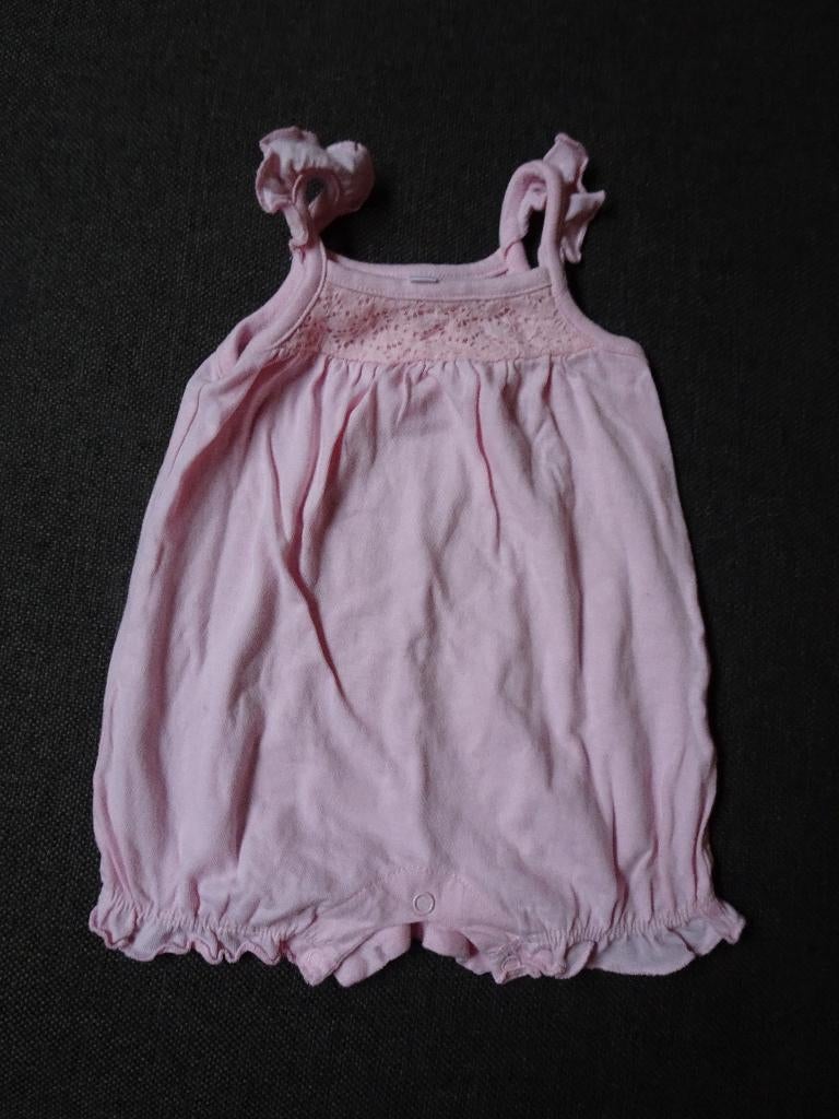 Roze kruippakje ( Zeeman) Maat 56, Kinderen en Baby's, Babykleding | Maat 56, Zeeman, Meisje, Ophalen of Verzenden, Zo goed als nieuw