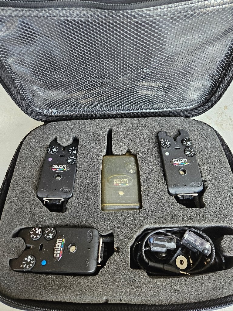Delkim TXI plus 3+1 set met extra´s, Sports nautiques & Bateaux, Pêche à la ligne | Carpes, Enlèvement, Utilisé