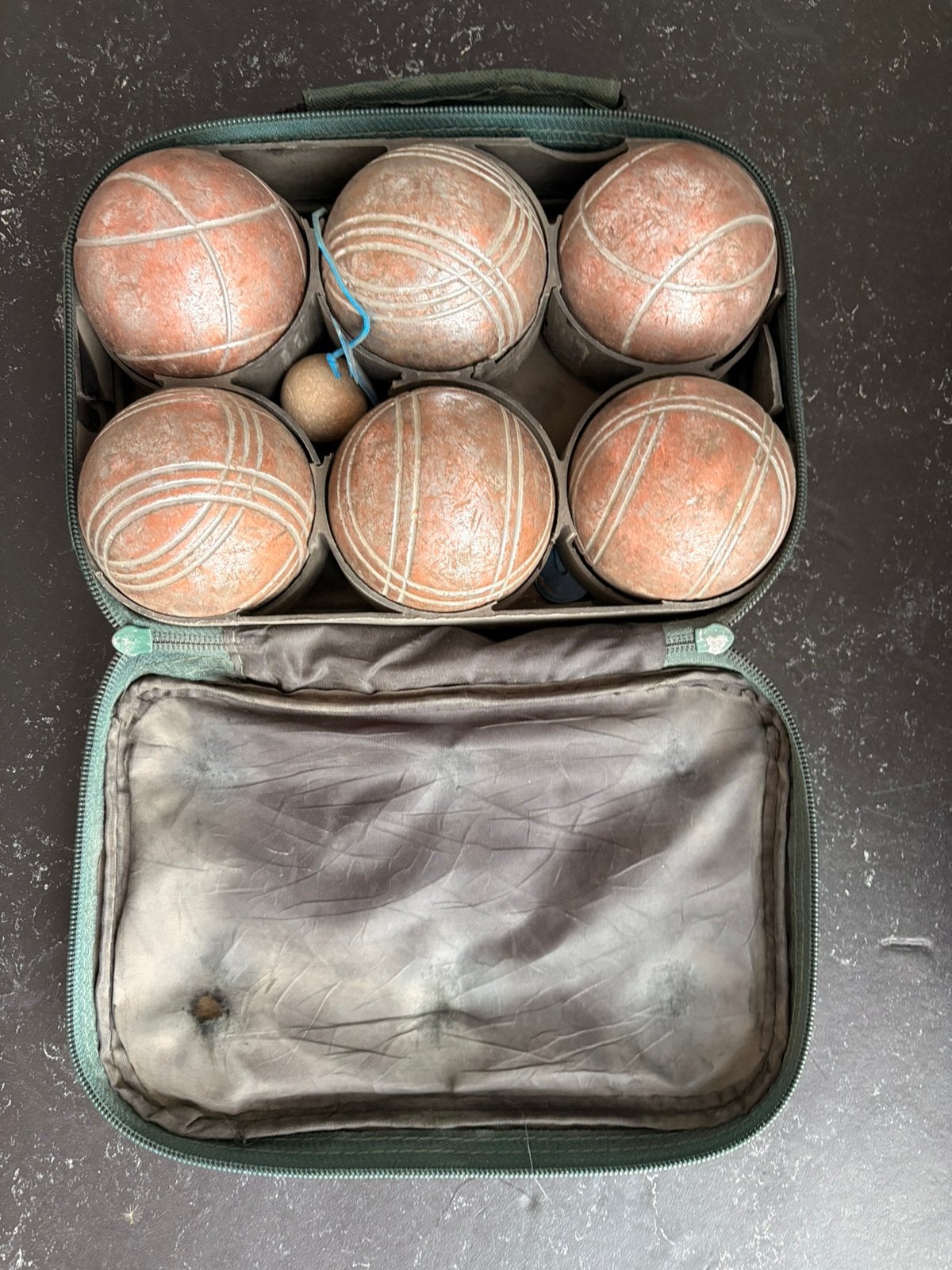 Boule de pétanque set 6, Enlèvement ou Envoi, Utilisé, Boule