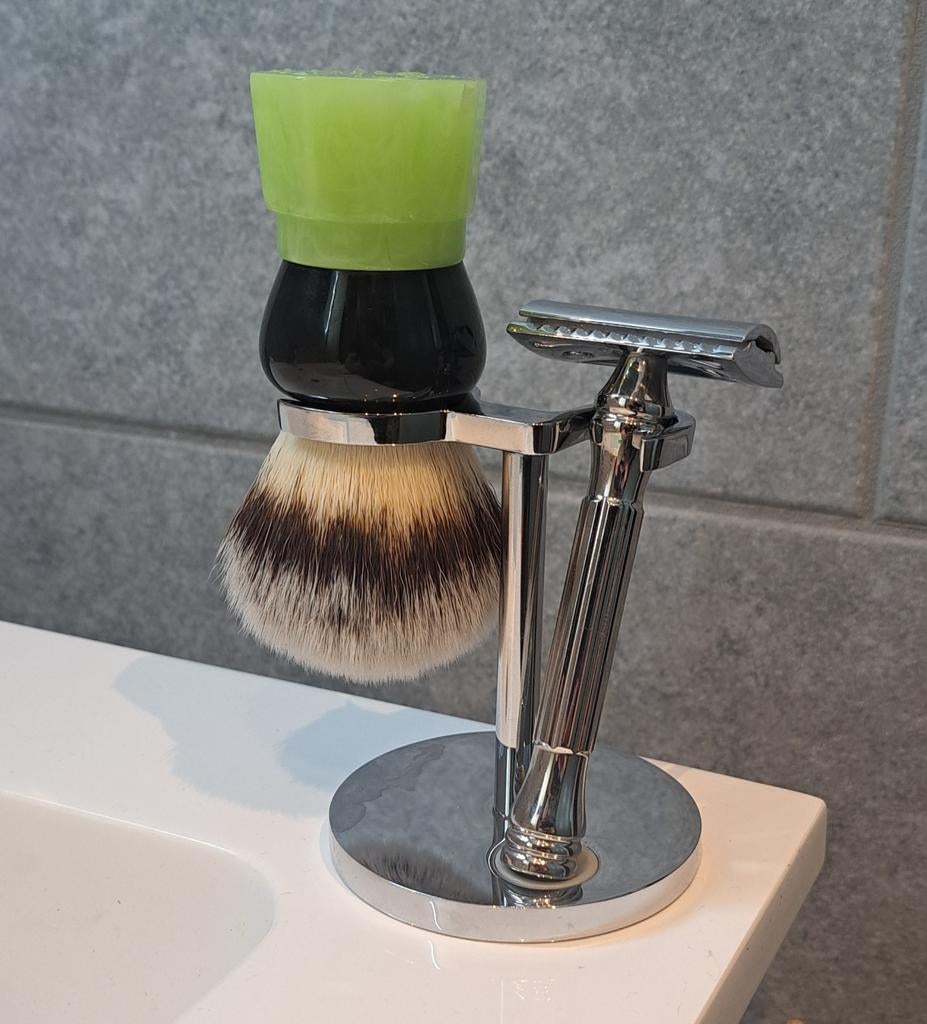 Scheerset safety razor muhle edwin jagger, Ophalen of Verzenden