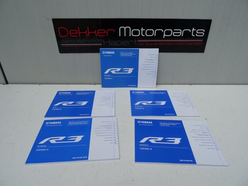Instructie boekje / Boekjes Yamaha YZF R3 2023-2024 Nieuw, Motos, Neuf, -, -, -