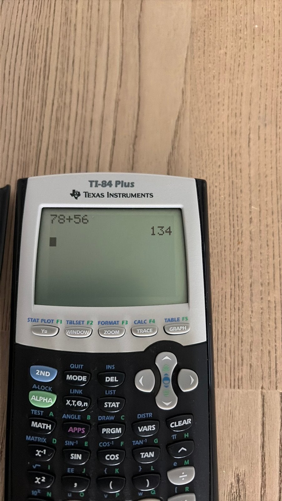 Texas Instrument 84-plus, Ophalen, Grafische rekenmachine, Zo goed als nieuw