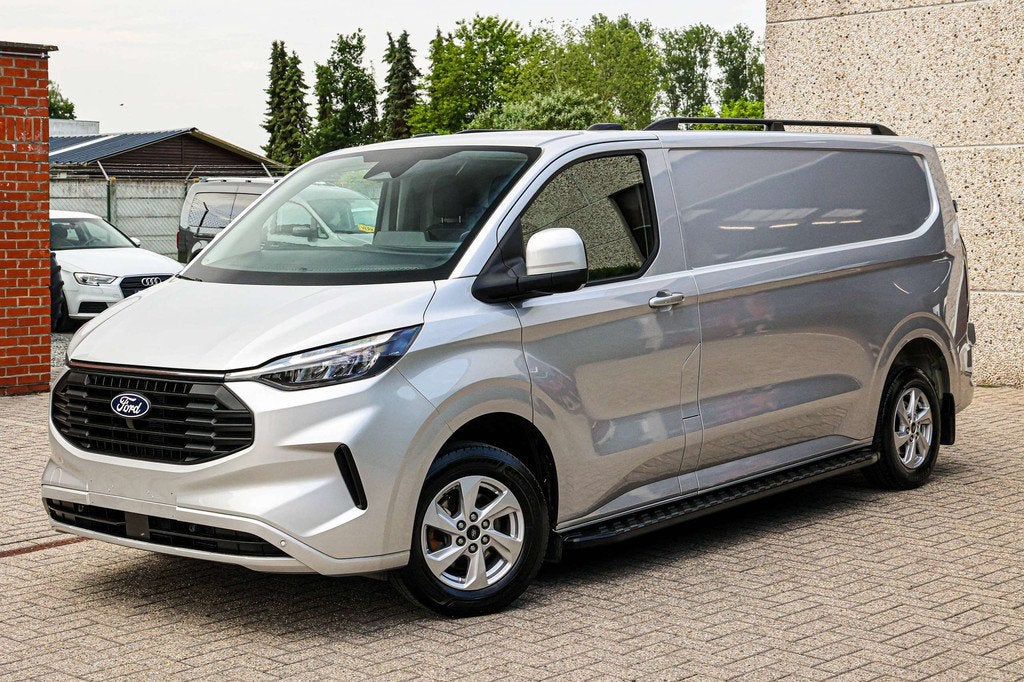 Ford Transit Custom VERLENGDE-VERSIE*ACHTERUITRIJCAMERA*3-ZI, Auto's, Stof, Gebruikt, 4 cilinders, Bedrijf
