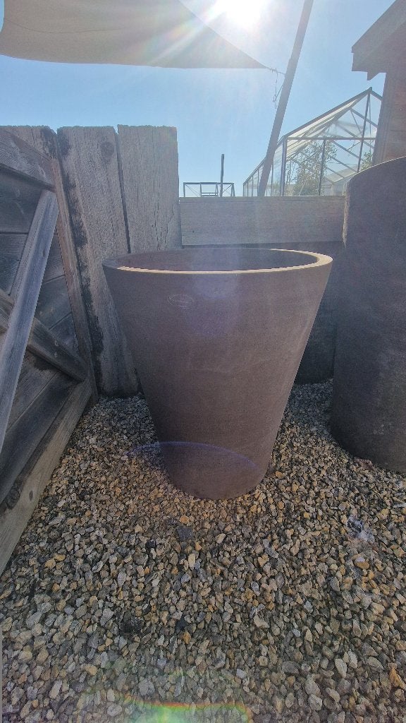 Italiaanse Terracotta Pot, Tuin en Terras, Ophalen, 40 cm of meer, Rond, Zo goed als nieuw