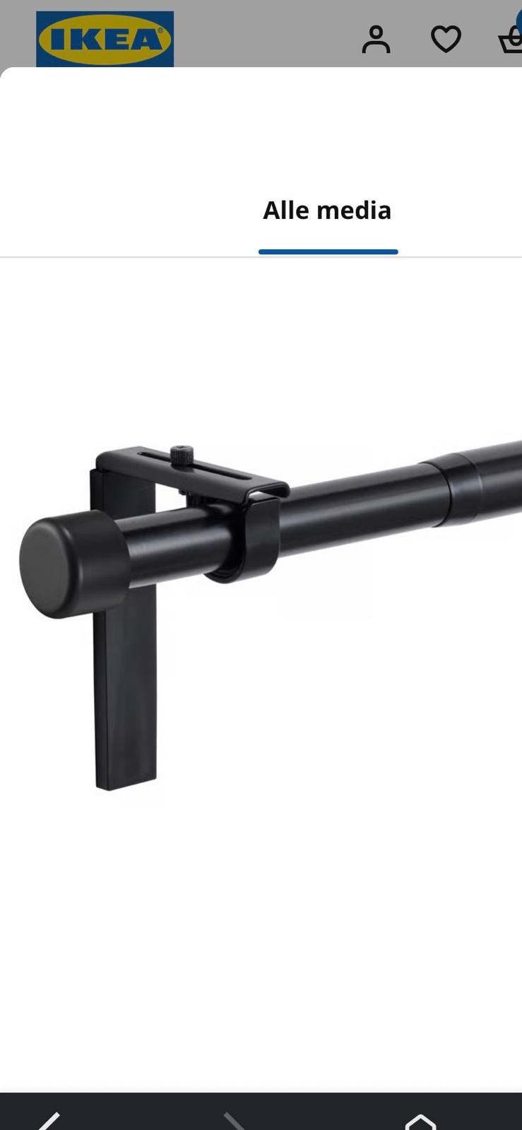 2 tringles à rideaux extensibles IKEA Hugad, Maison & Meubles, IKEA, Enlèvement, Comme neuf