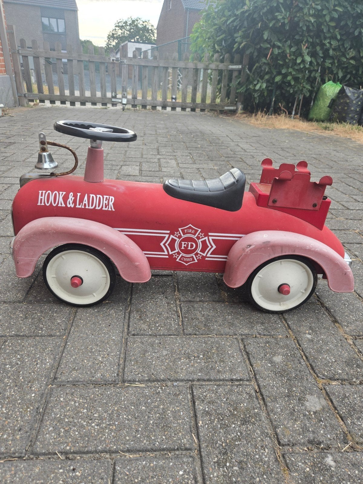 Mini brandweer auto merk HOOK&LADDER, Ophalen of Verzenden
