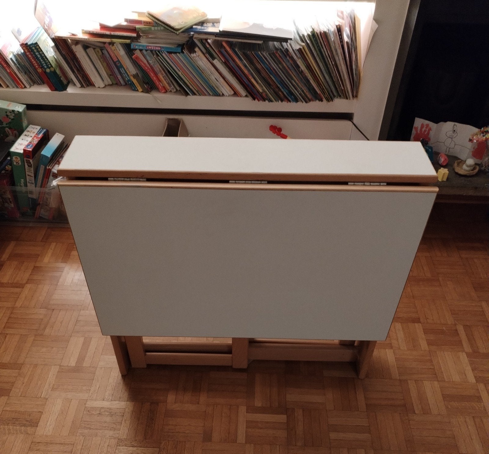 Table pliable en bois, Enlèvement, Comme neuf