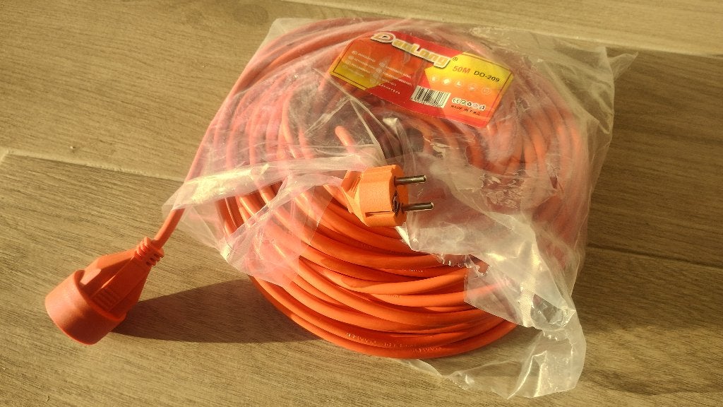 Câble de Rallonge électricité -  43 m - 3 x 2,5 mm - IP44, Bricolage & Construction, Enlèvement ou Envoi, Comme neuf, Câble ou Fil électrique