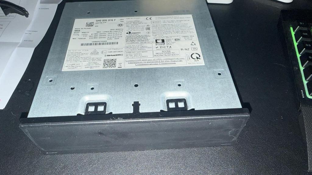 Volkswagen Caddy/Golf/Transporter MIB3 MOI3 regelapparaat 5H, -, Utilisé, -, -