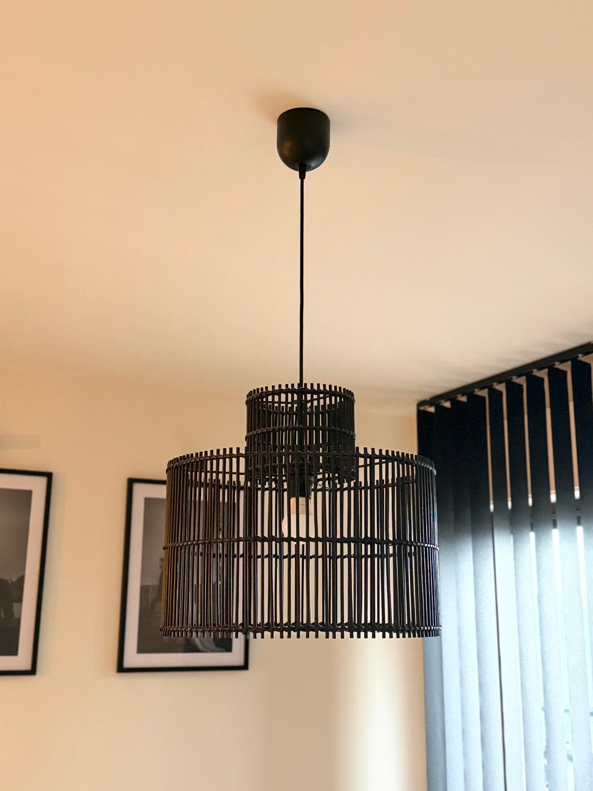 Zwarte lampen h&m home, Huis en Inrichting, Lampen | Kroonluchters, Ophalen, Zo goed als nieuw