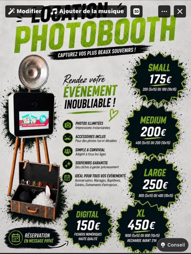 Location Photo Booth / Borne Photo – Mariage & Anniversaire, Tickets en Kaartjes, Evenementen en Festivals