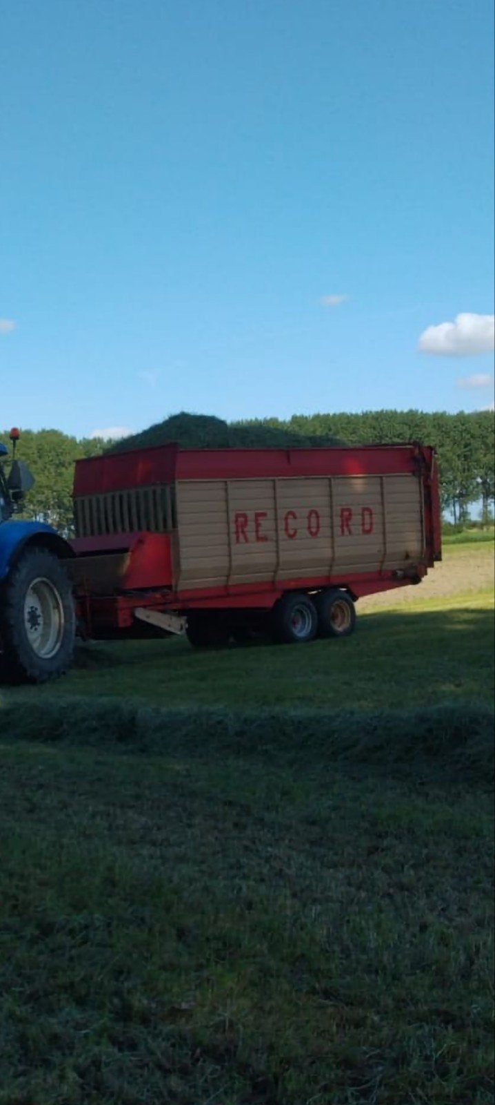 opraapwagen record, Zakelijke goederen, Ophalen