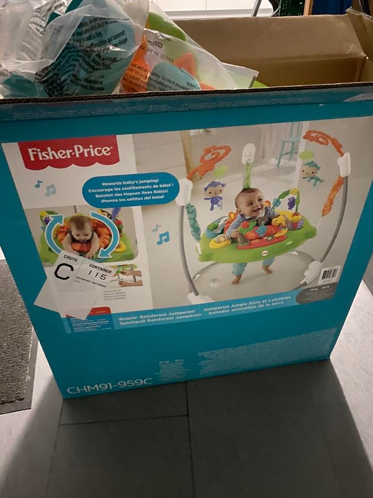 Jumper Jumperoo Bouncer fisher-price., Enlèvement, Comme neuf