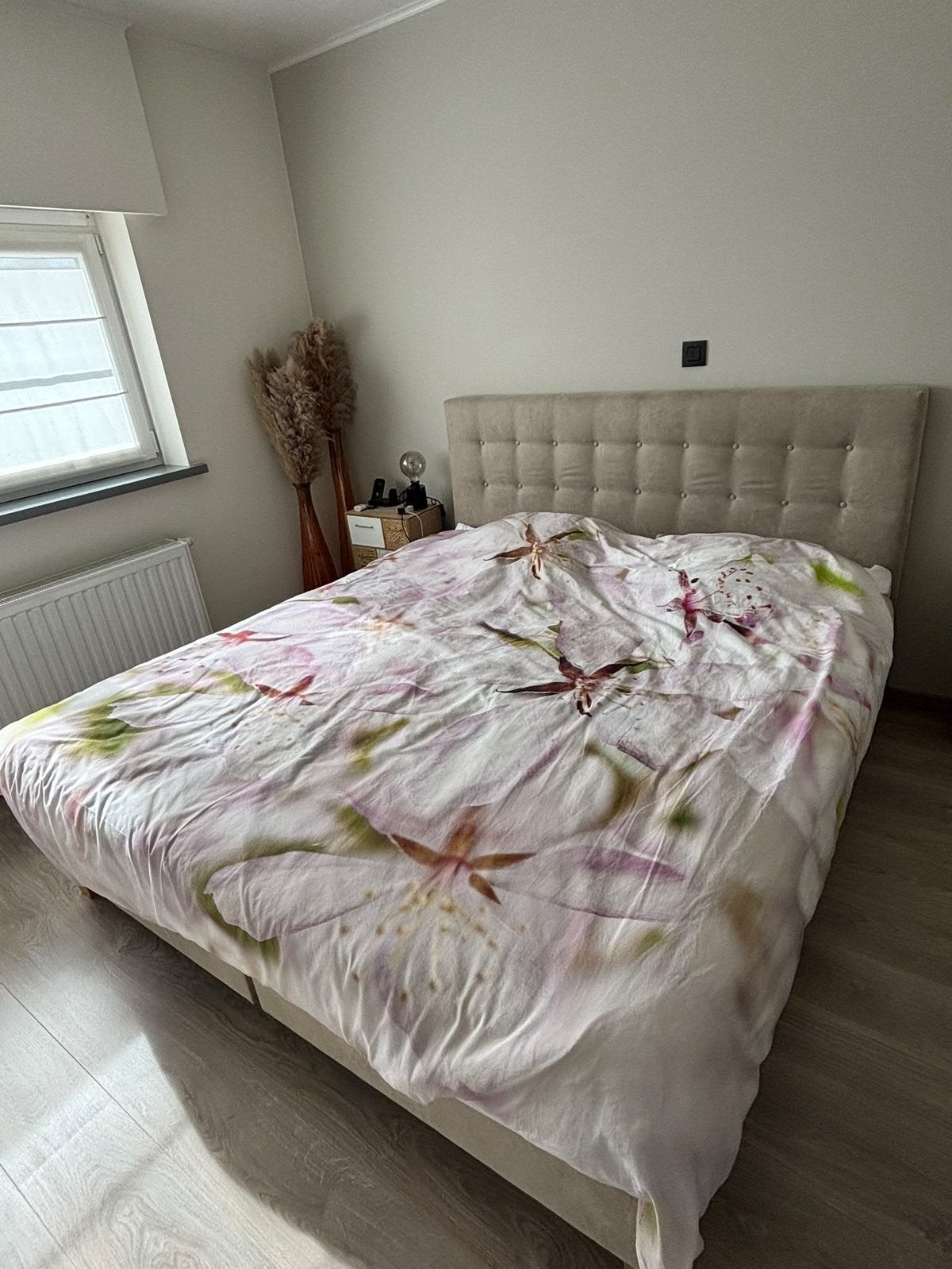 House & Garden boxspring 180  200 cm – Attica greige, Enlèvement, Comme neuf
