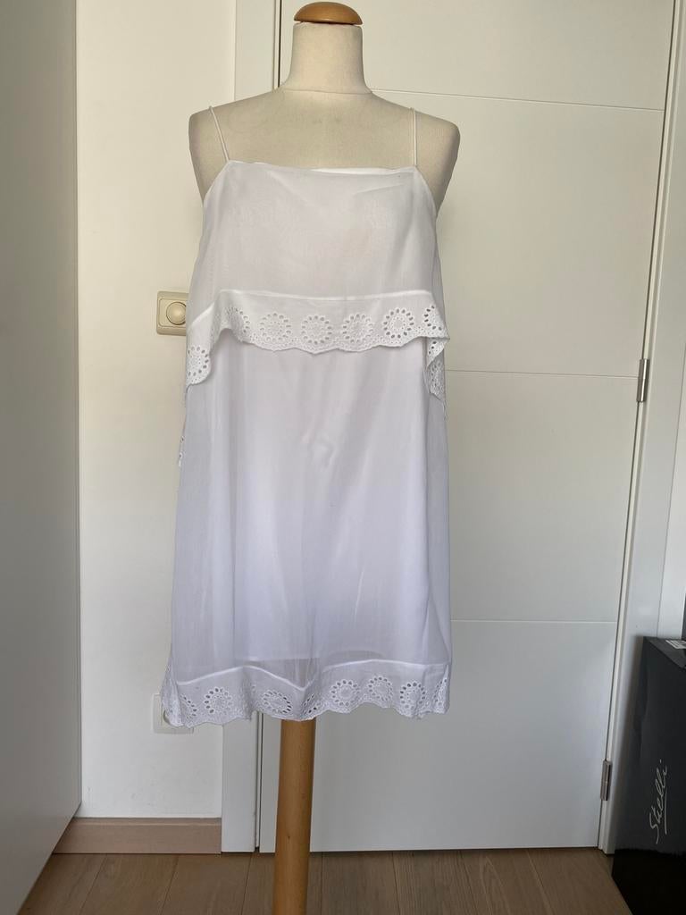 Zara top of tuniek, Maat 38/40 (M), Wit, Ophalen of Verzenden, Zonder mouw